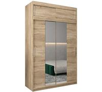 ABIKSMEBLE Armoire Porte coulissante Miroir Tokyo 1 - Armoire Chambre - Dressing Chambre Adulte - Penderie Vetement Dressing - Garde Robe - Placard Chambre - Armoire 2 Portes - Closet