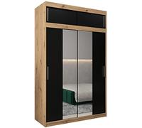 ABIKSMEBLE Armoire Porte coulissante Miroir Tokyo 1 - Armoire Chambre - Dressing Chambre Adulte - Penderie Vetement Dressing - Garde Robe - Placard Chambre - Armoire 2 Portes - Closet