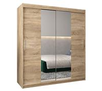 ABIKSMEBLE Armoire Porte coulissante Miroir Tokyo 1 - Armoire Chambre - Dressing Chambre Adulte - Penderie Vetement Dressing - Garde Robe - Placard Chambre - Armoire 2 Portes - Closet