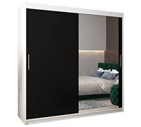 ABIKSMEBLE Armoire Porte coulissante Miroir Tokyo 2 - Armoire Chambre - Dressing Chambre Adulte - Penderie Vetement Dressing - Garde Robe - Placard Chambre - Armoire 2 Portes - Closet