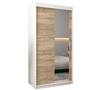 ABIKSMEBLE Armoire Porte coulissante Miroir Verona 2 - Dressing Chambre Adulte - Penderie Vetement Dressing - Garde Robe - Placard Chambre - Armoire 2 Portes - Closet