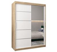 ABIKSMEBLE Armoire Porte coulissante Miroir Verona 2 - Dressing Chambre Adulte - Penderie Vetement Dressing - Garde Robe - Placard Chambre - Armoire 2 Portes - Closet