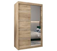 ABIKSMEBLE Armoire Porte coulissante Miroir Verona 2 - Dressing Chambre Adulte - Penderie Vetement Dressing - Garde Robe - Placard Chambre - Armoire 2 Portes - Closet