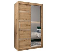 ABIKSMEBLE Armoire Porte coulissante Miroir Verona 2 - Dressing Chambre Adulte - Penderie Vetement Dressing - Garde Robe - Placard Chambre - Armoire 2 Portes - Closet