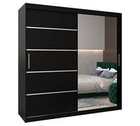 ABIKSMEBLE Armoire Porte coulissante Miroir Verona 2 - Dressing Chambre Adulte - Penderie Vetement Dressing - Garde Robe - Placard Chambre - Armoire 2 Portes - Closet