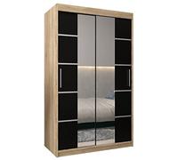 ABIKSMEBLE Armoire Porte coulissante Miroir Verona 4 - Armoire Chambre - Dressing Chambre Adulte - Penderie Vetement Dressing - Garde Robe - Placard Chambre - Armoire 2 Portes - Closet
