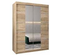 ABIKSMEBLE Armoire Porte coulissante Miroir Verona 4 - Dressing Chambre Adulte - Penderie Vetement Dressing - Garde Robe - Placard Chambre - Armoire 2 Portes - Closet