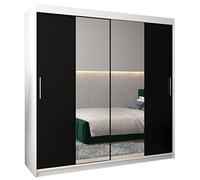 ABIKSMEBLE Armoire Tokyo 1 Avec Porte Coulissante Miroir - Dressing Adulte - Penderie Vêtement - Garde Robe - Placard - Closet
