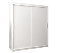 ABIKSMEBLE Armoire Tokyo - Porte Coulissante - Dressing Adulte - Penderie Vêtement - Garde Robe - Placard - 2 Portes - Closet