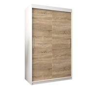 ABIKSMEBLE Armoire Tokyo - Porte Coulissante - Dressing Adulte - Penderie Vêtement - Garde Robe - Placard - 2 Portes - Closet