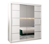 ABIKSMEBLE Armoire Verona 4 - Dressing Chambre Adulte - Penderie Vêtement Dressing - Garde-Robe - Armoire 2 Portes - Closet