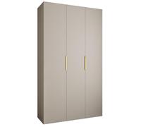 ABIKSMEBLE COMO 4 Armoire à 3 Portes - Garde-Robe de Rangement pour Chambre à Coucher, d'Ado et d'Enfant - 245,5x140x50cm - Cachemire, Or