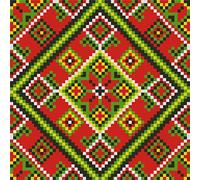 Abillyn Kit de broderie au point de croix Mandala estampillé avec motif imprimé (Mandala 3)
