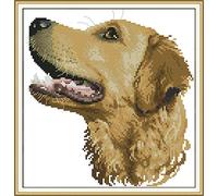 Abillyn Kit de broderie au point de croix Motif chien