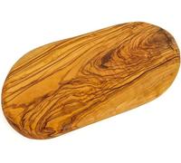 Abio SAS1.E - Planche à découper en bois d'olivier - 25 cm - Planche de cuisine - Planche à découper en bois - Plateau de service - Planche à petit-déjeuner
