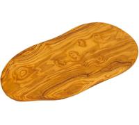 Abio SAS4.E - Planche à découper en bois d'olivier - 40 cm - Planche de cuisine - Planche à découper en bois - Plateau de service - Planche à petit-déjeuner