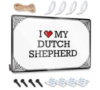 Abipuir Bro Cave Sign I Love My Dutch Shepherd Tin Sign Things Under 10 Dollars Man Cave Decor (couleur : couleur, taille : 30 x 40 cm)