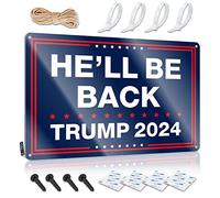 Abipuir He'Ll Be Back Trump Supporters Tin Sign Cool Posters for Guys (Taille : 20 x 30 cm)