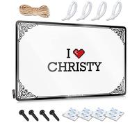 Abipuir Man Cave Sign Decor I Love Christy Tin Sign Things for Boys Room Backyard Bar Decor (couleur : couleur, taille : 30 x 40 cm)