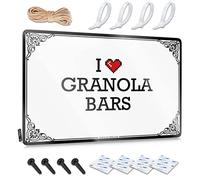Abipuir Panneau « No Boys Allowed » « I Love Granola Bars » Panneau en étain Man Cave Bar Panneaux muraux amusants (couleur : couleur, taille : 30 x 40 cm)