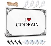 Abipuir Panneaux de garage pour hommes vintage I Love Coorain Tin Sign Office Tin Sign Tiki Bar pour patio extérieur (couleur : couleur, taille : 30 x 40 cm)