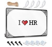 Abipuir Panneaux de garage pour hommes vintage I Love Hr Tin Sign Office Tin Sign Tiki Bar pour terrasse extérieure (couleur : couleur, taille : 30 x 40 cm)