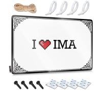 Abipuir Panneaux de garage pour hommes vintage I Love Ima Tin Sign Office Tin Sign Tiki Bar pour terrasse extérieure (couleur : couleur, taille : 20 x 30 cm)