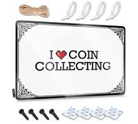 Abipuir Signes en métal vintage drôle I Love Coin Collecting Tin Sign Cool Stuff for Boys Alcohol Tin Sign (couleur : couleur, taille : 20 x 30 cm)
