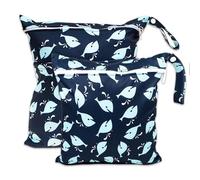ABirdon 2 Pièces Sac à Couches Lavables,Sac de Couche Réutilisable, et imperméables pour Les Couches de bébé, Les Voyages et la Plag