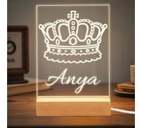 ABirdon Cadeau Bébé Personnalisé, Lampe de Chevet Personnalisée pour Chambre d’Enfant, Souvenir de Baptême,Cadeau de Noël et Fête pour Enfants