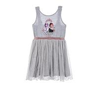 Abito estivo con Tulle Elsa e Anna Frozen 2 Grigio 6Anni