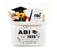 Abitur 2026 Panier cadeau vide avec inscription « Du hast es geschafft »