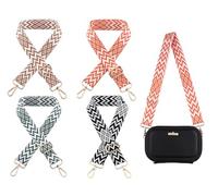 Abiyou 4 Pièces Bandouliere pour Sac, Sangle de Sac à Main, Ajustable Sangle Sac Bandouliere, Anse de Sac Bandouliere, Bandoulière Bandouliere Sac Réglable, Sangle de Sac, pour Bandoulière Sac à Main