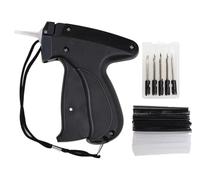 Abiyou Etiqueteuse Pistolet d'Etiquettes Prix, Pistolet à Étiquette Fixe avec 6 Aiguilles+1000 Fils Paddle, Pistolet Etiquette Textile, Pistolet à Couture Rapide, Mini Pistolet à Couture Rapide(Noir)