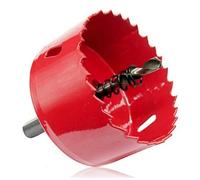 Abiyou Scie Cloche Bi-Métal, 2 Pièces M42 HSS Bimétallique Scie Trèpan, 68MM/75MM Scie à Trous avec Adaptateur et Foret de Centrage, HSS M42 Bi-Métal Scies-Cloches Bois, pour Percer Plastique,PVC,Bois