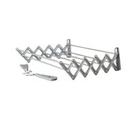 ABJ - Sèche-linge - mural, pliant, gris, 100 cm