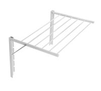 Séchoir mural salle de bain pliable Majka 80cm blanc