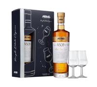 ABK6, Cognac VSOP 70cl, 40% alc, Coffret cadeau 2 verres, Elu WORLD BEST COGNAC VSOP 2022