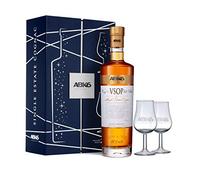 ABK6, Cognac VSOP 70cl, 40% alc, Coffret cadeau 2 verres, Elu WORLD BEST COGNAC VSOP 2022