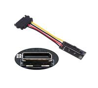 ABKMXZKD Câble adaptateur SFF-8643 Oculink femelle vers SFF-8639 mâle U.2 U.3 SSD vers PCIe PCI-Express convertisseur de données de carte mère (noir 8612-8639)