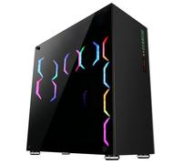 ABKONCORE BOITIER PC R780 Sync - rétro éclairage RGB - Noir - Verre trempé - Format E-ATX (ABKO-RMS-780-SYNC)