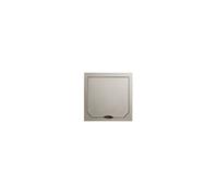 ABL 1471PLM Couvercle de prise platine mat 94 x 94 MM IP41 - 1471-PLM