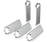 ABLAZE Lot de 5 Clé USB 4 Go Mini Métal 4Go Cle USB étanches USB 2.0 | pour Ordinateur Portable, Ordinateur, TV, Voiture (4GB)