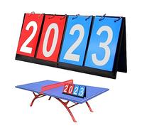 Ableau de Bord Sportif Tableaux d'affichage Pliables Score à 4 Chiffres 0-99 Pour le Basket-ball, Football, Volley-ball, Baseball, la Natation Pour les Compétitions en Intérieur et en Extérieur