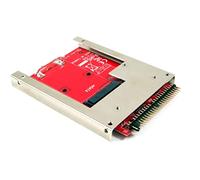 Ableconn IIDE-MSAT Adaptateur convertisseur SSD mSATA vers IDE 2,5" Cadre en aluminium - Loquet de retenue SSD mSATA comme disque SSD IDE 9,5 mm 2,5"