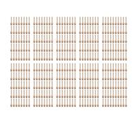 Abledance Lot de 500 mini cuillères à en bois de 7,6 cm, emballées individuellement, serveur pour distributeur de , brisé