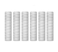 Abledance Lot de 6 filtres à bobinés 5 micromètres, cartouche de rechange universelle 25,4 cm