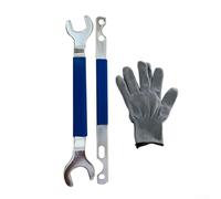 Ableholy Kit d'outils de démontage d'embrayage de ventilateur 32 mm et 36 mm avec barre de support de poulie pour BMW Ford Chevrolet - Jeu de clés en acier pour l'entretien du moyeu de ventilateur