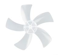 Ableholy Lames de ventilateur de rechange de 30,5 cm - Hélice en plastique à 5 feuilles avec couvercle d'écrou pour support sur pied - Ventilateurs de bureau - Pièces de refroidissement à faible bruit