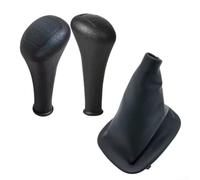 Ableholy Pommeau de levier de vitesse manuel à 4/5 vitesses, en cuir résistant à l'usure, housse anti-poussière compatible avec Mercedes Classe C S124 W126 E190 (4 vitesses)